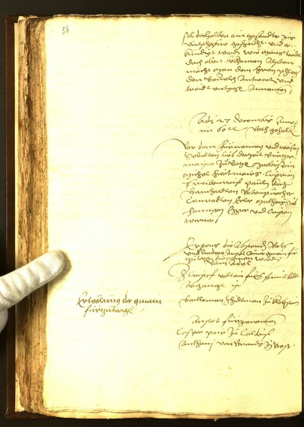 Civic Archives of Bozen-Bolzano - BOhisto Minutes of the council 1560 