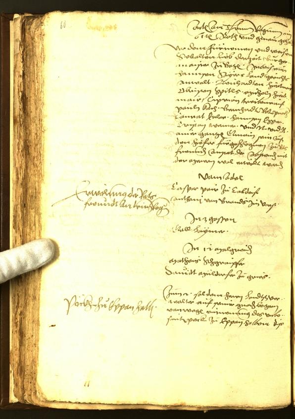 Civic Archives of Bozen-Bolzano - BOhisto Minutes of the council 1560 