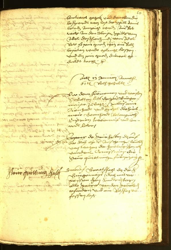 Civic Archives of Bozen-Bolzano - BOhisto Minutes of the council 1560 