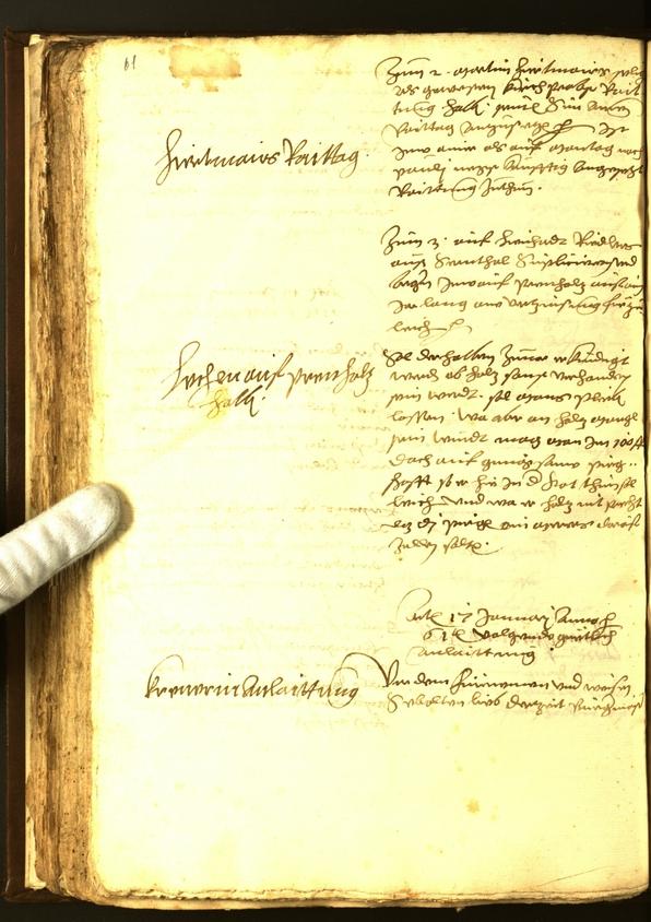 Civic Archives of Bozen-Bolzano - BOhisto Minutes of the council 1560 