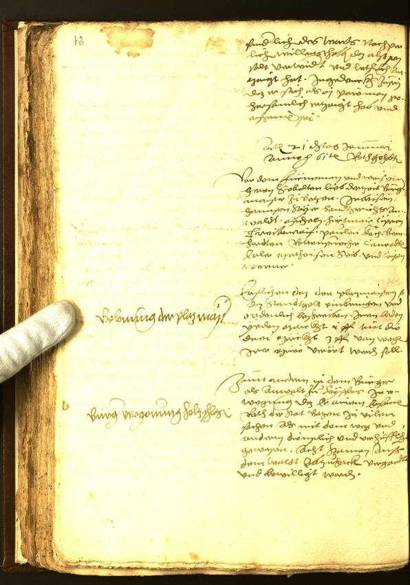 Civic Archives of Bozen-Bolzano - BOhisto Minutes of the council 1560 