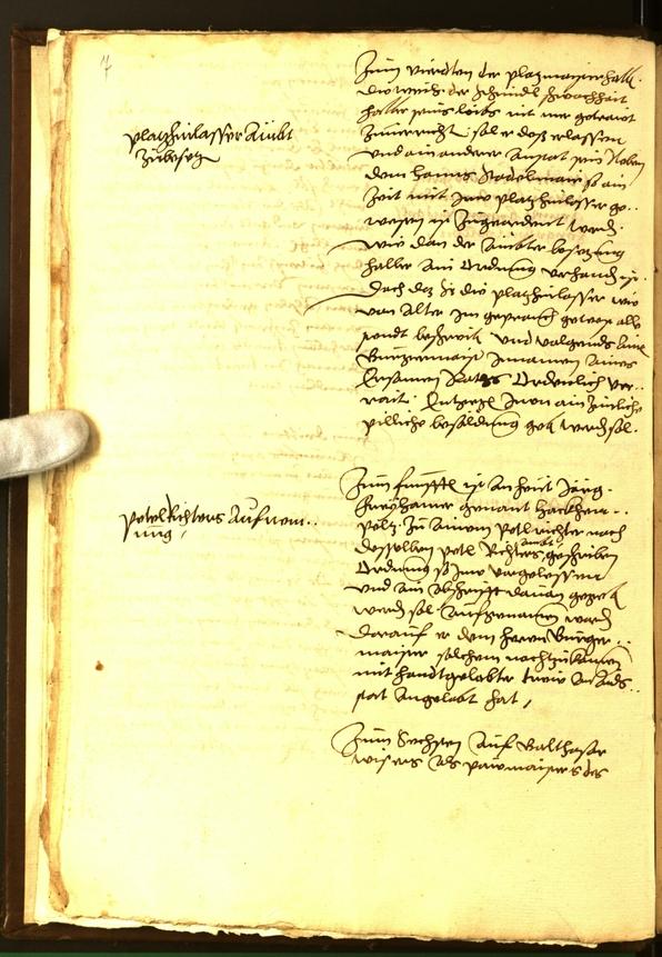 Stadtarchiv Bozen - BOhisto Ratsprotokoll 1560 