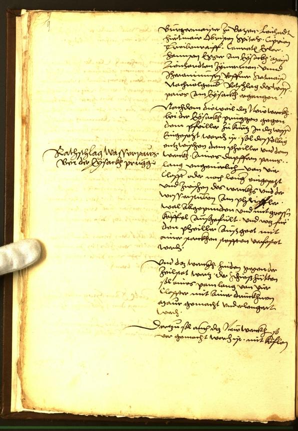 Stadtarchiv Bozen - BOhisto Ratsprotokoll 1560 