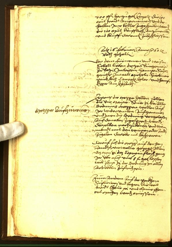 Civic Archives of Bozen-Bolzano - BOhisto Minutes of the council 1560 