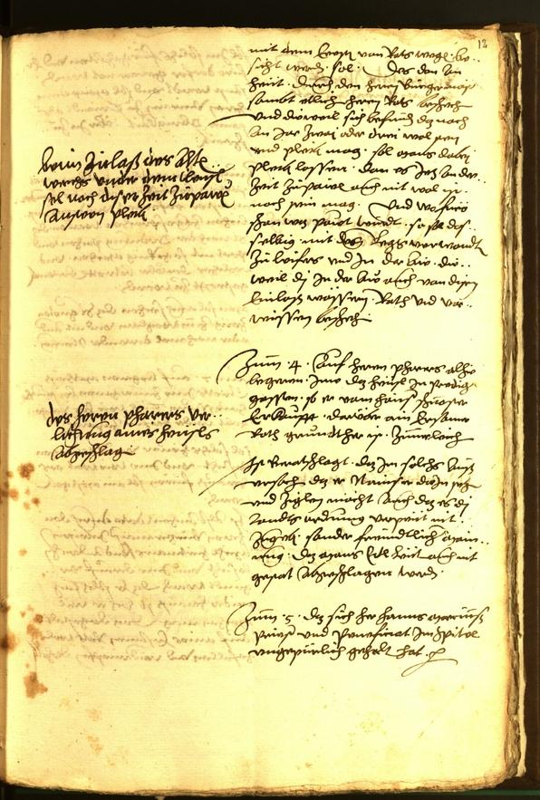 Stadtarchiv Bozen - BOhisto Ratsprotokoll 1560 