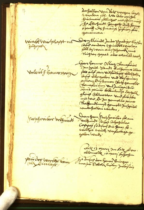 Civic Archives of Bozen-Bolzano - BOhisto Minutes of the council 1560 