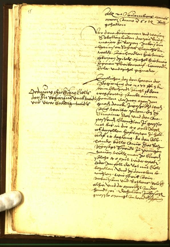 Archivio Storico della Città di Bolzano - BOhisto protocollo consiliare 1560 