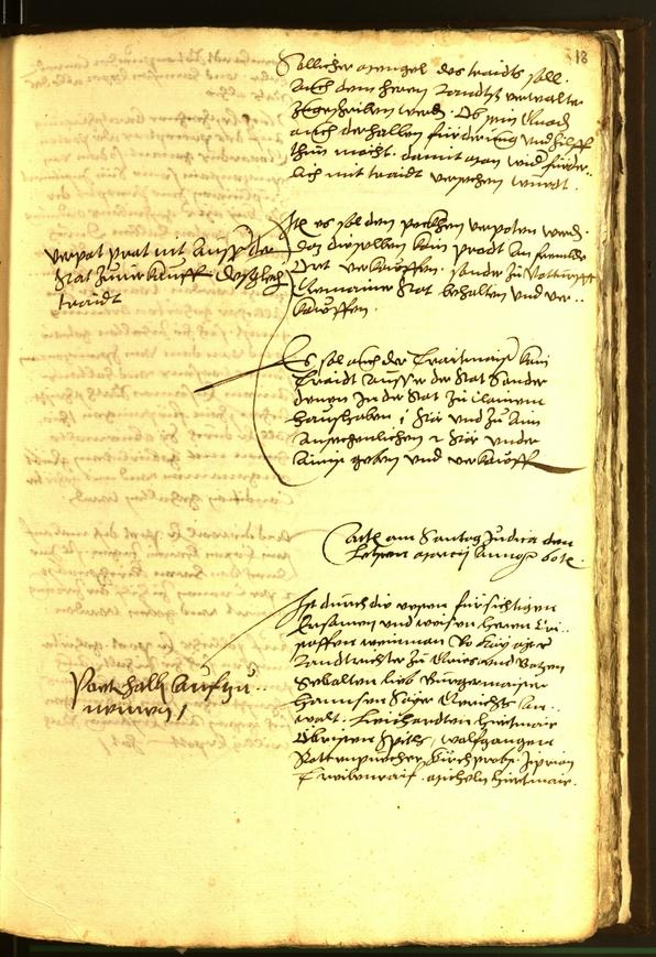 Stadtarchiv Bozen - BOhisto Ratsprotokoll 1560 