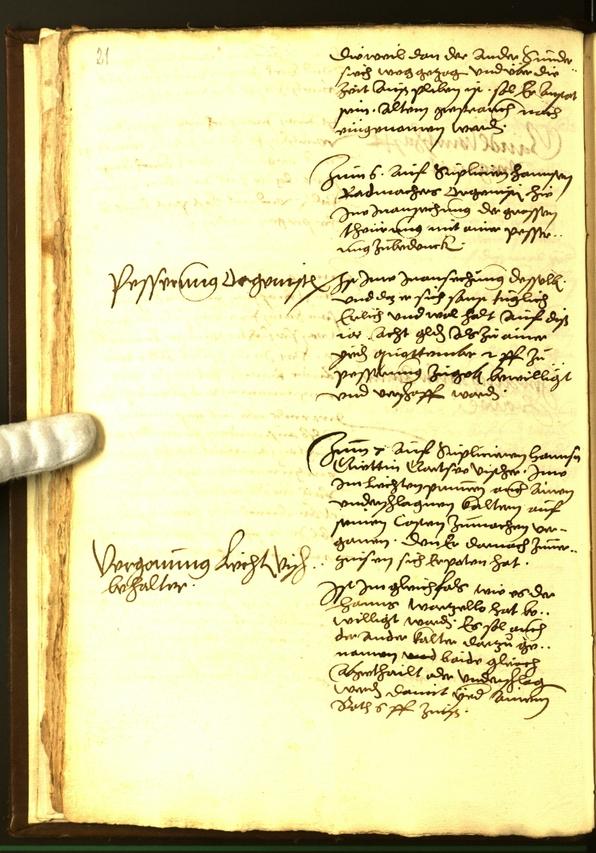 Stadtarchiv Bozen - BOhisto Ratsprotokoll 1560 