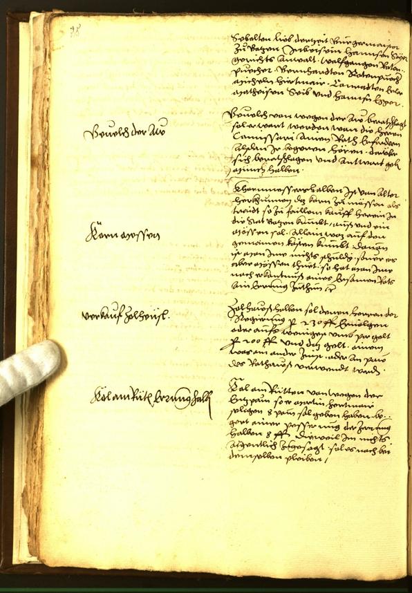 Civic Archives of Bozen-Bolzano - BOhisto Minutes of the council 1560 