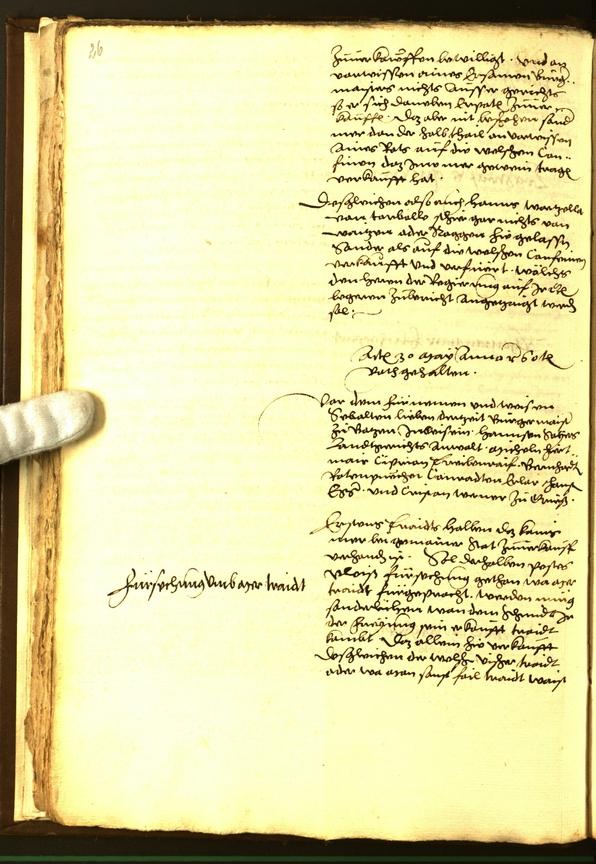 Civic Archives of Bozen-Bolzano - BOhisto Minutes of the council 1560 