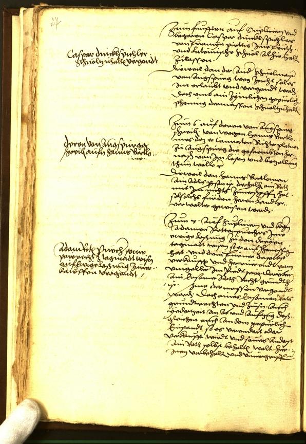 Stadtarchiv Bozen - BOhisto Ratsprotokoll 1560 