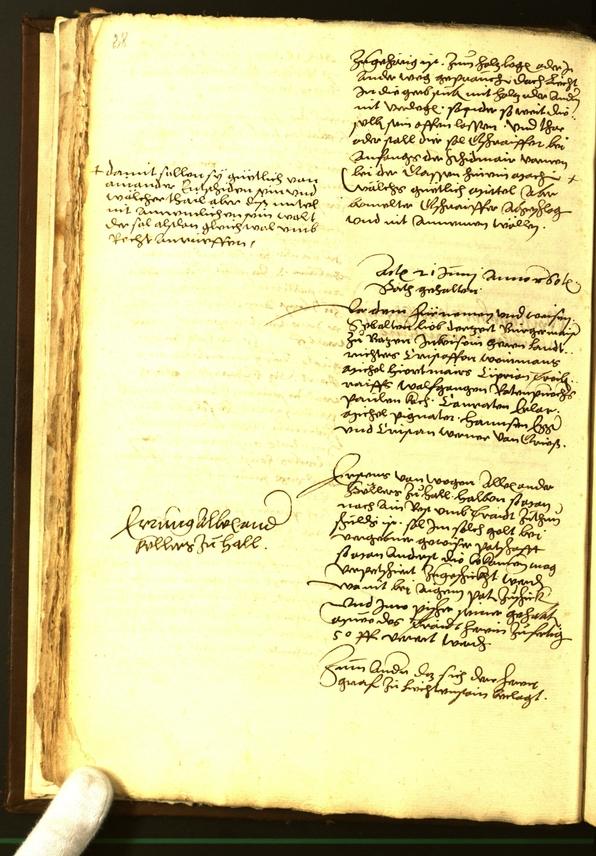 Civic Archives of Bozen-Bolzano - BOhisto Minutes of the council 1560 