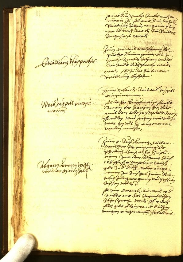 Archivio Storico della Città di Bolzano - BOhisto protocollo consiliare 1560 