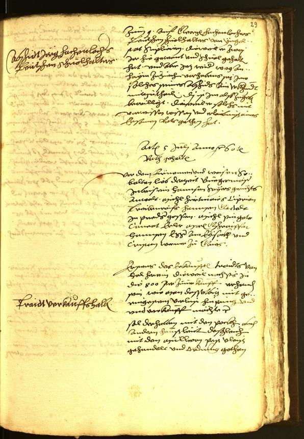 Civic Archives of Bozen-Bolzano - BOhisto Minutes of the council 1560 