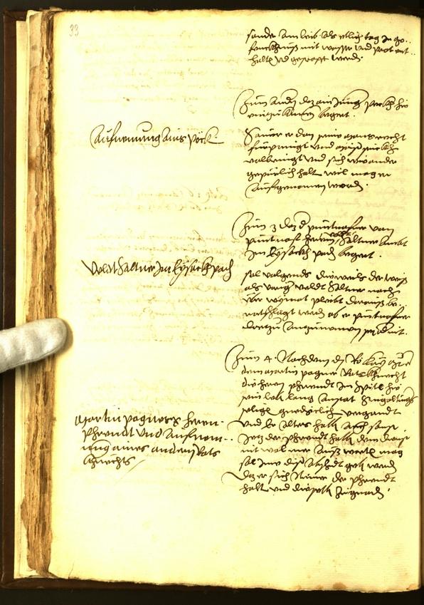 Stadtarchiv Bozen - BOhisto Ratsprotokoll 1560 