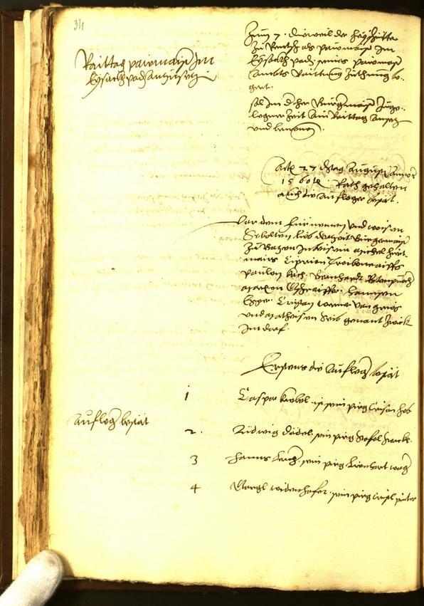 Stadtarchiv Bozen - BOhisto Ratsprotokoll 1560 