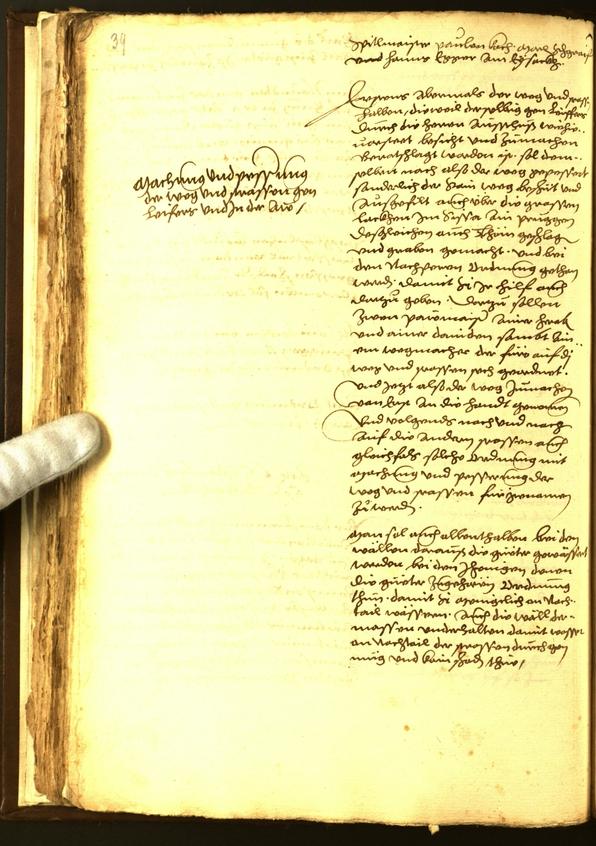 Civic Archives of Bozen-Bolzano - BOhisto Minutes of the council 1560 