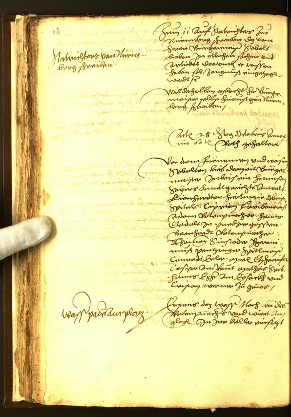 Civic Archives of Bozen-Bolzano - BOhisto Minutes of the council 1560 