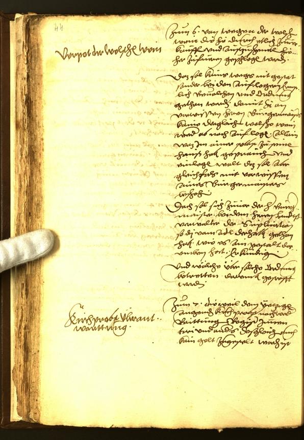 Civic Archives of Bozen-Bolzano - BOhisto Minutes of the council 1560 