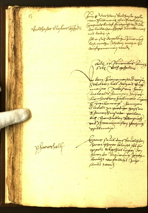 Civic Archives of Bozen-Bolzano - BOhisto Minutes of the council 1560 