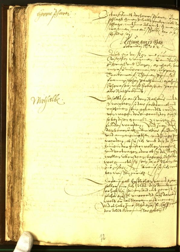 Civic Archives of Bozen-Bolzano - BOhisto Minutes of the council 1562 