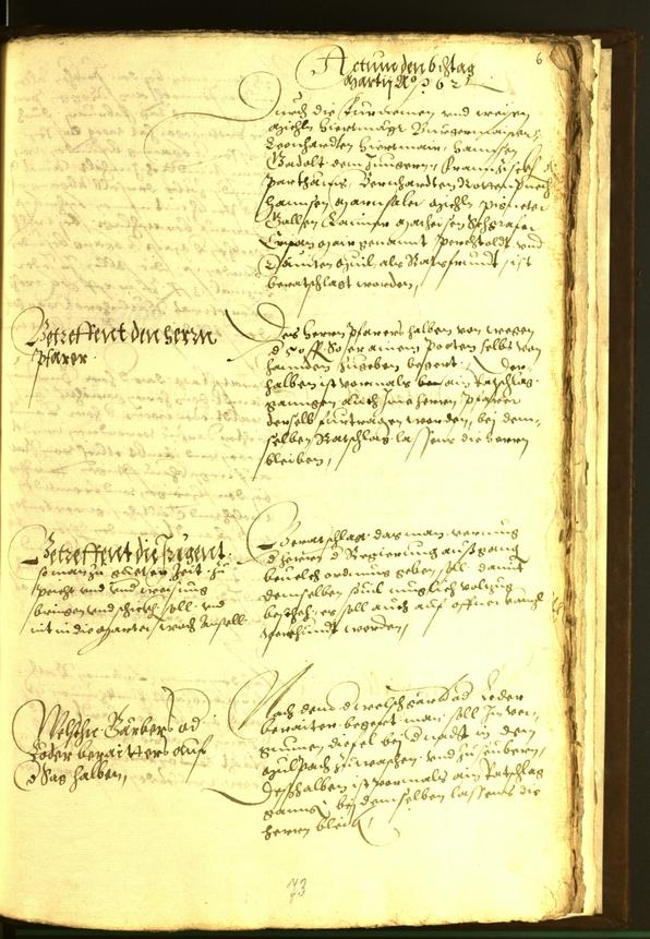 Civic Archives of Bozen-Bolzano - BOhisto Minutes of the council 1562 