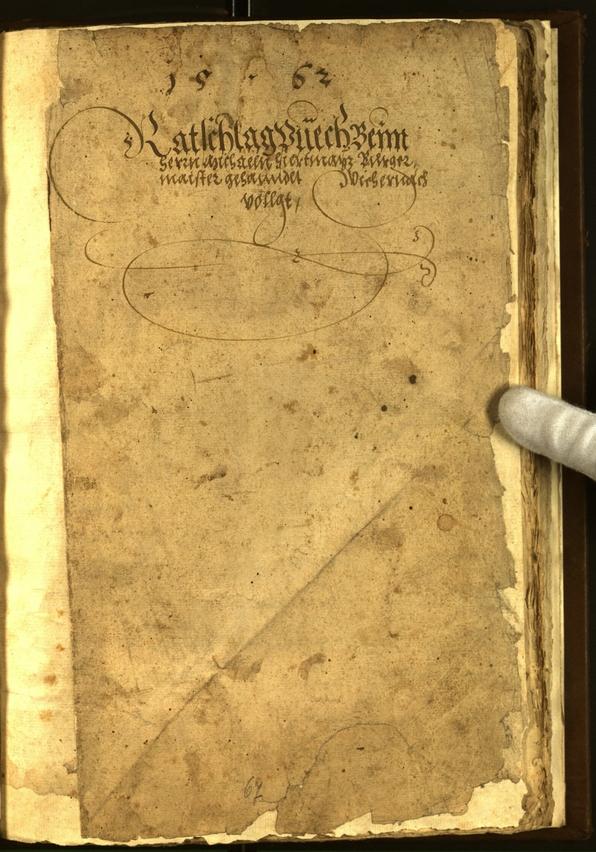 Civic Archives of Bozen-Bolzano - BOhisto Minutes of the council 1562 