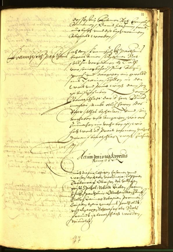 Stadtarchiv Bozen - BOhisto Ratsprotokoll 1562 