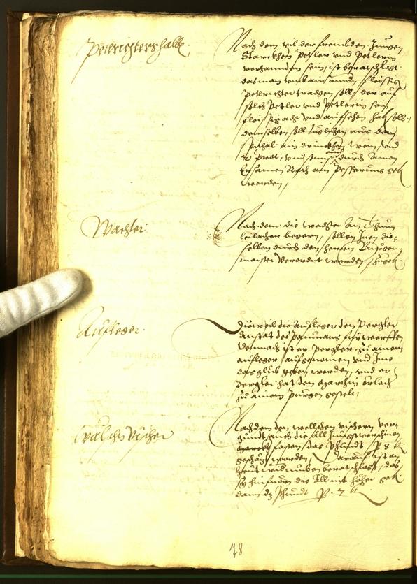 Civic Archives of Bozen-Bolzano - BOhisto Minutes of the council 1562 