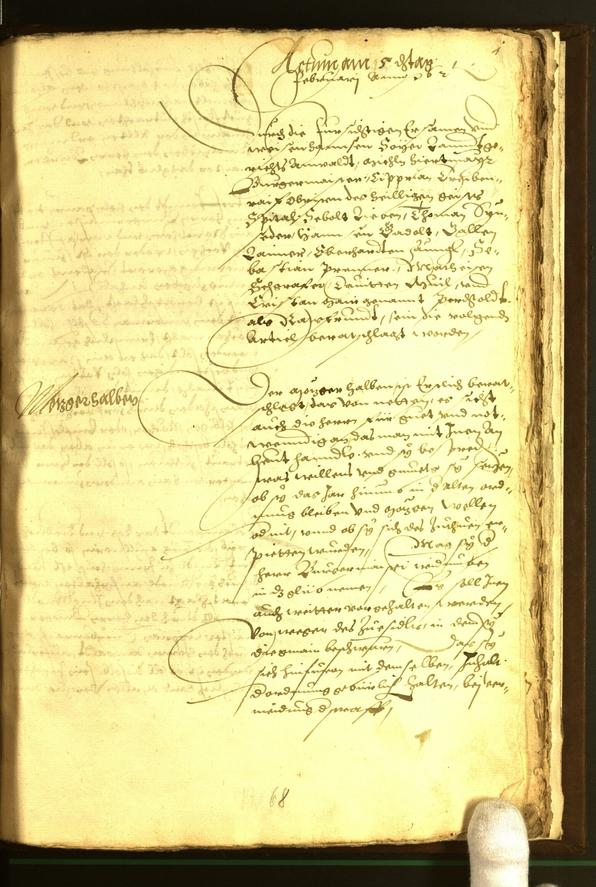 Civic Archives of Bozen-Bolzano - BOhisto Minutes of the council 1562 