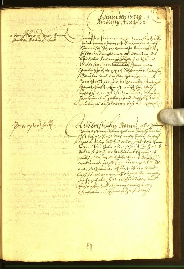 Civic Archives of Bozen-Bolzano - BOhisto Minutes of the council 1562 