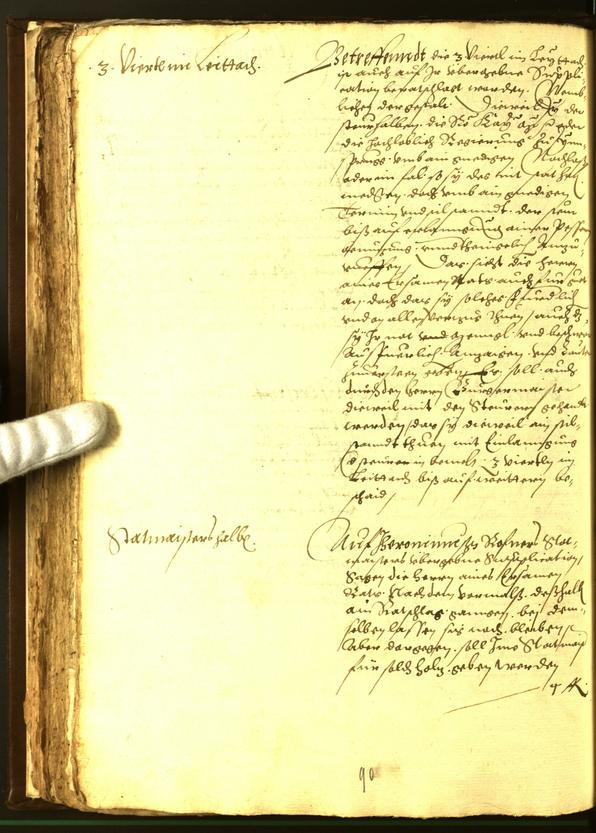 Civic Archives of Bozen-Bolzano - BOhisto Minutes of the council 1562 