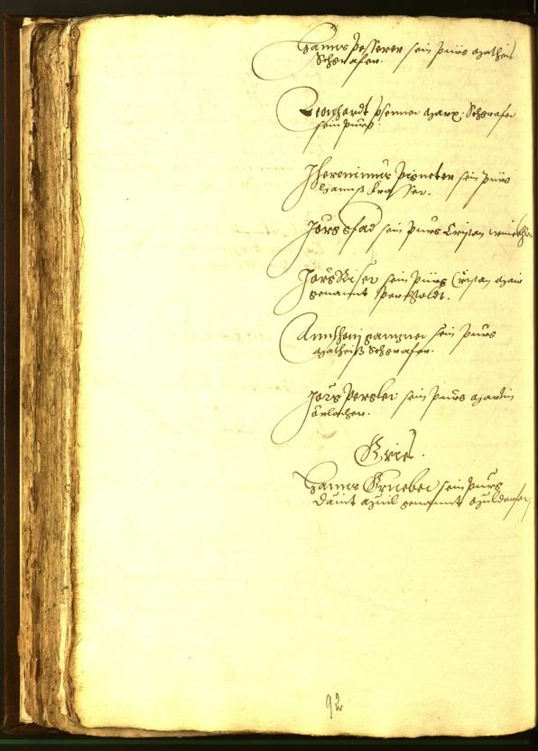 Civic Archives of Bozen-Bolzano - BOhisto Minutes of the council 1562 