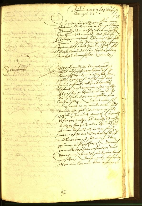 Civic Archives of Bozen-Bolzano - BOhisto Minutes of the council 1562 