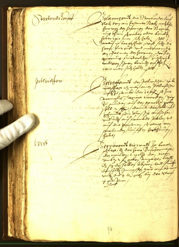 Civic Archives of Bozen-Bolzano - BOhisto Minutes of the council 1562 