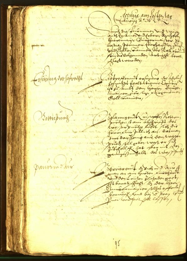 Civic Archives of Bozen-Bolzano - BOhisto Minutes of the council 1562 