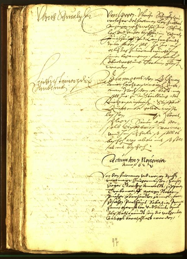 Civic Archives of Bozen-Bolzano - BOhisto Minutes of the council 1562 