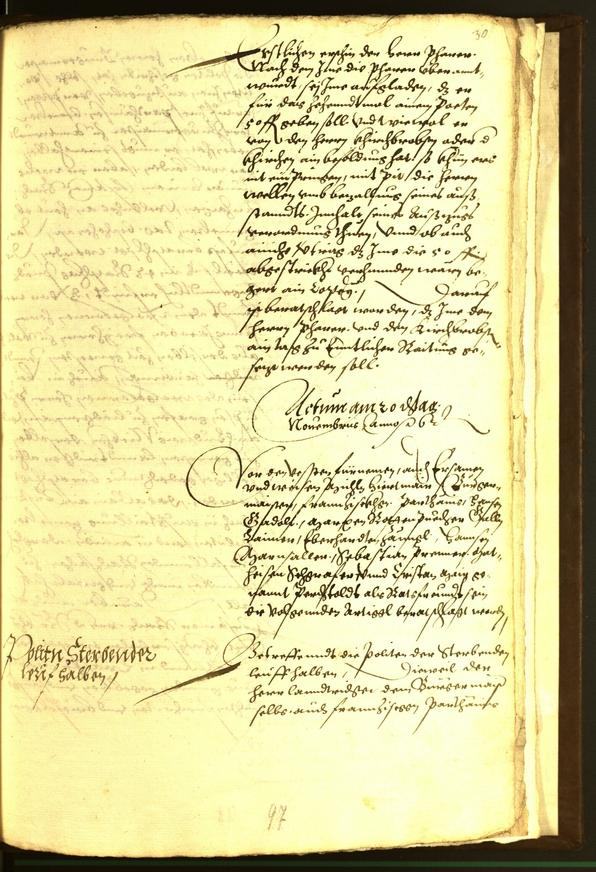 Civic Archives of Bozen-Bolzano - BOhisto Minutes of the council 1562 