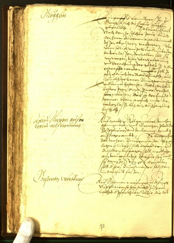 Civic Archives of Bozen-Bolzano - BOhisto Minutes of the council 1562 