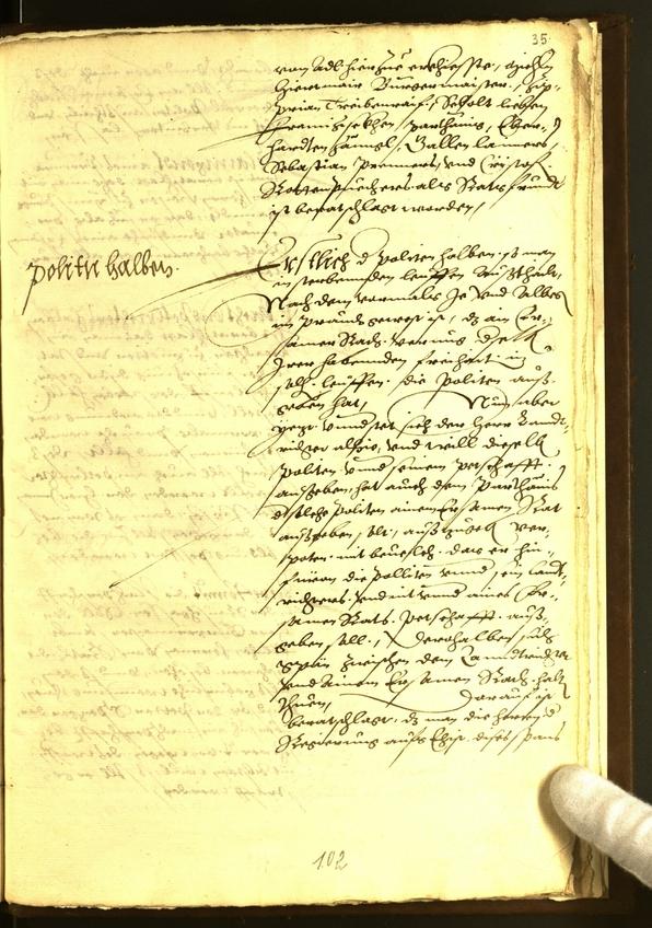 Civic Archives of Bozen-Bolzano - BOhisto Minutes of the council 1562 