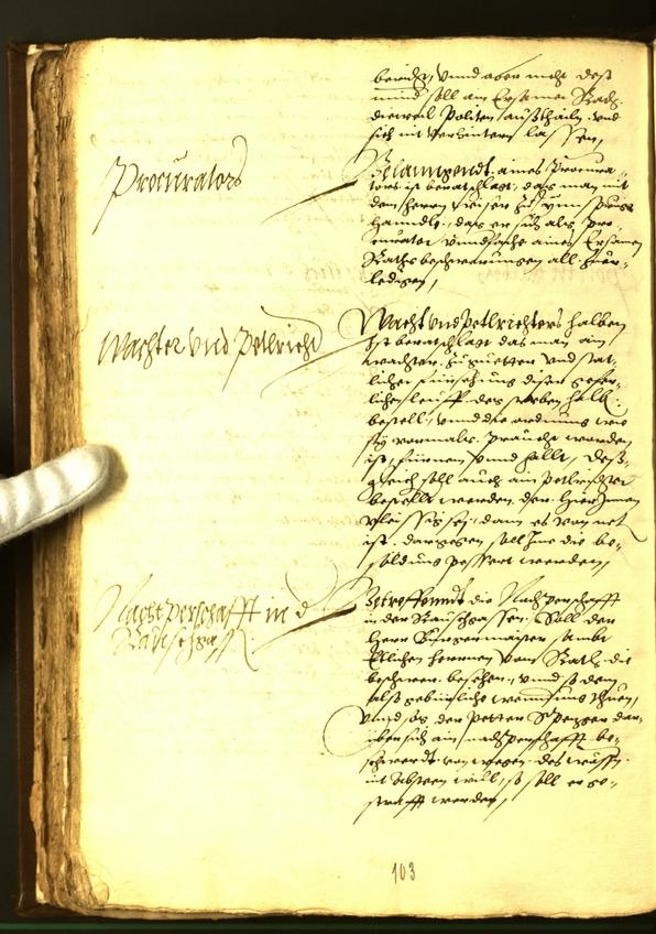 Stadtarchiv Bozen - BOhisto Ratsprotokoll 1562 