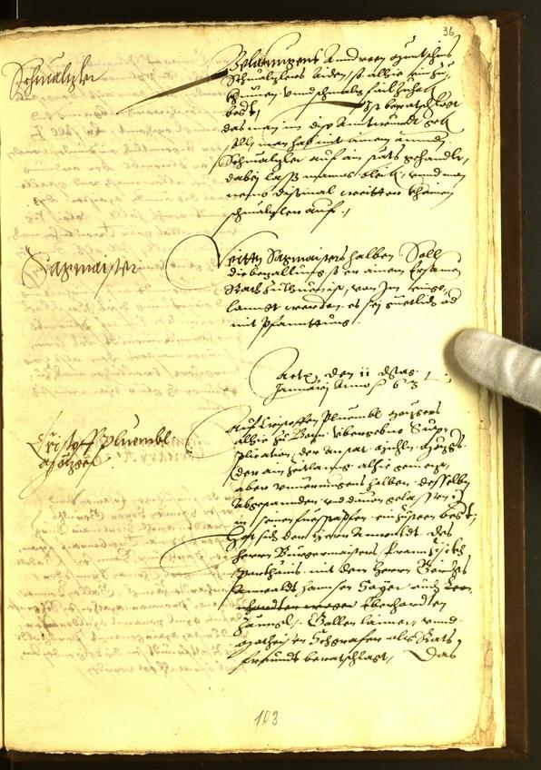 Civic Archives of Bozen-Bolzano - BOhisto Minutes of the council 1562 