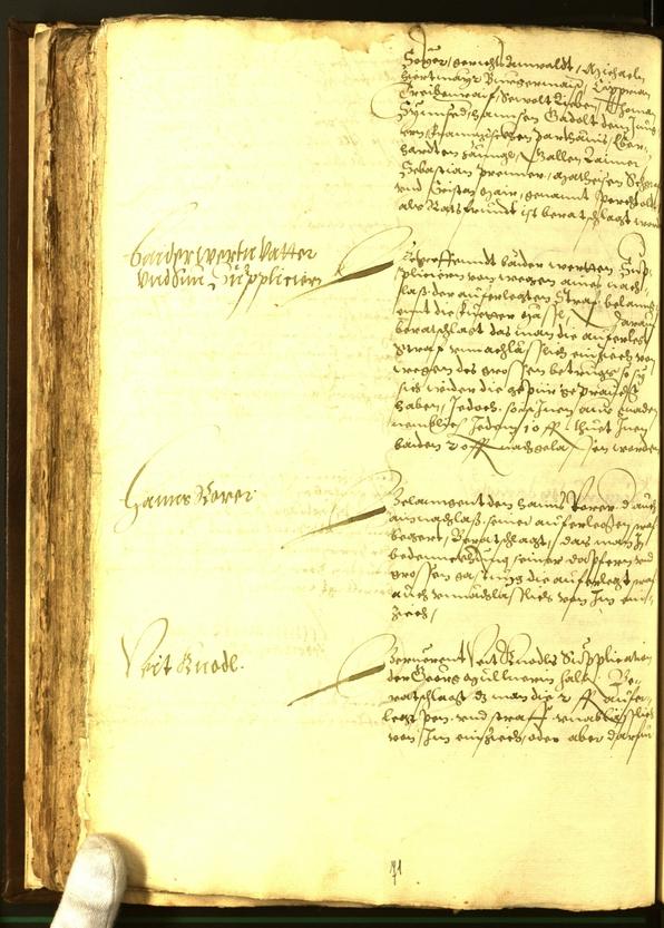 Civic Archives of Bozen-Bolzano - BOhisto Minutes of the council 1562 