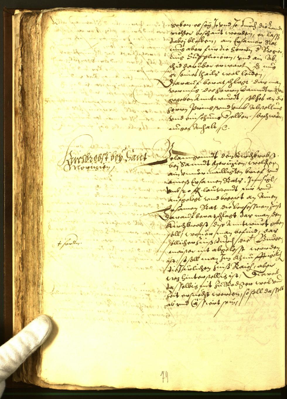 Stadtarchiv Bozen - BOhisto Ratsprotokoll 1562 