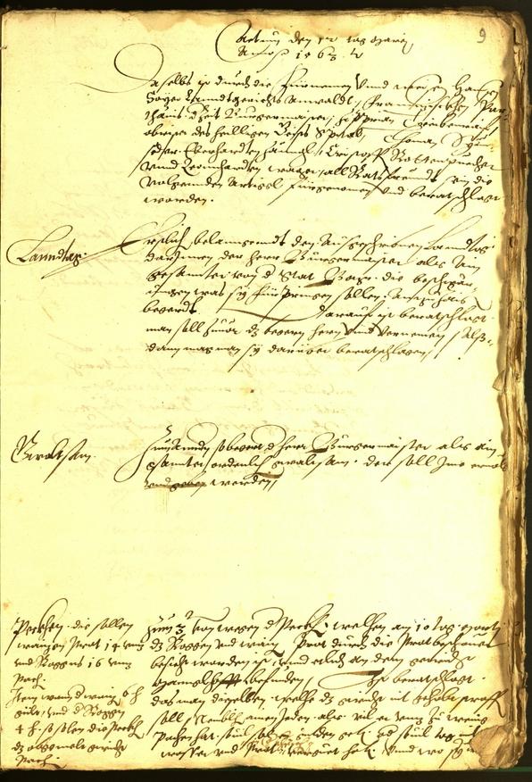 Civic Archives of Bozen-Bolzano - BOhisto Minutes of the council 1563 