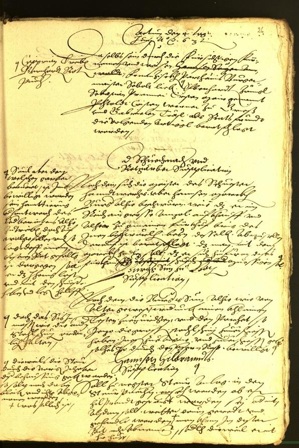 Civic Archives of Bozen-Bolzano - BOhisto Minutes of the council 1563 