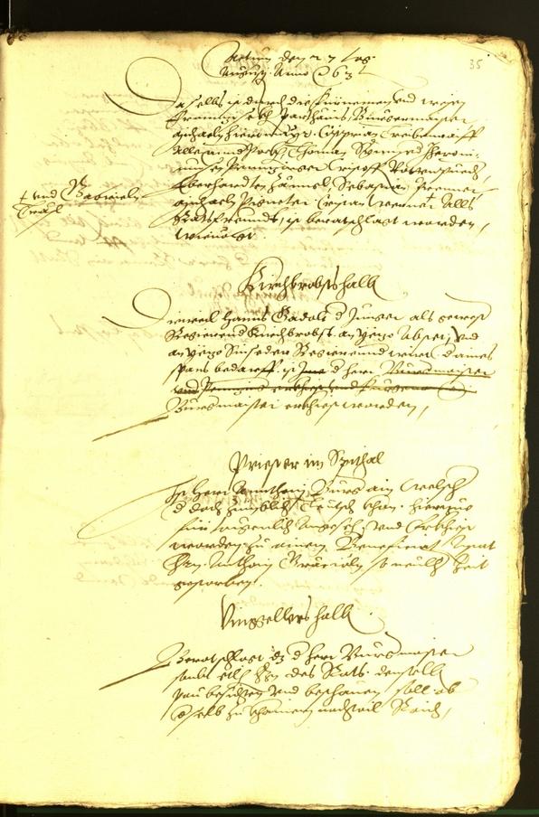 Stadtarchiv Bozen - BOhisto Ratsprotokoll 1563 