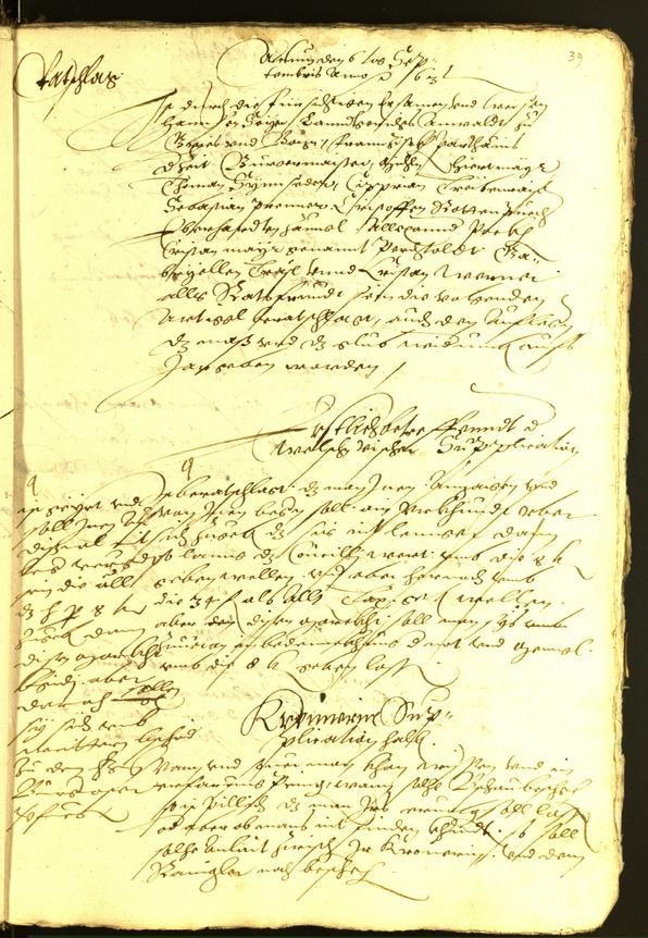 Civic Archives of Bozen-Bolzano - BOhisto Minutes of the council 1563 