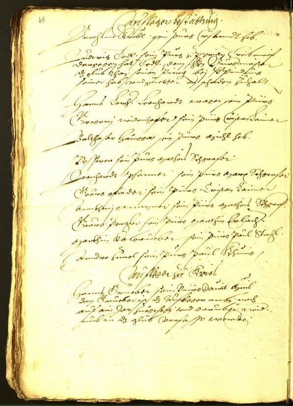 Civic Archives of Bozen-Bolzano - BOhisto Minutes of the council 1563 